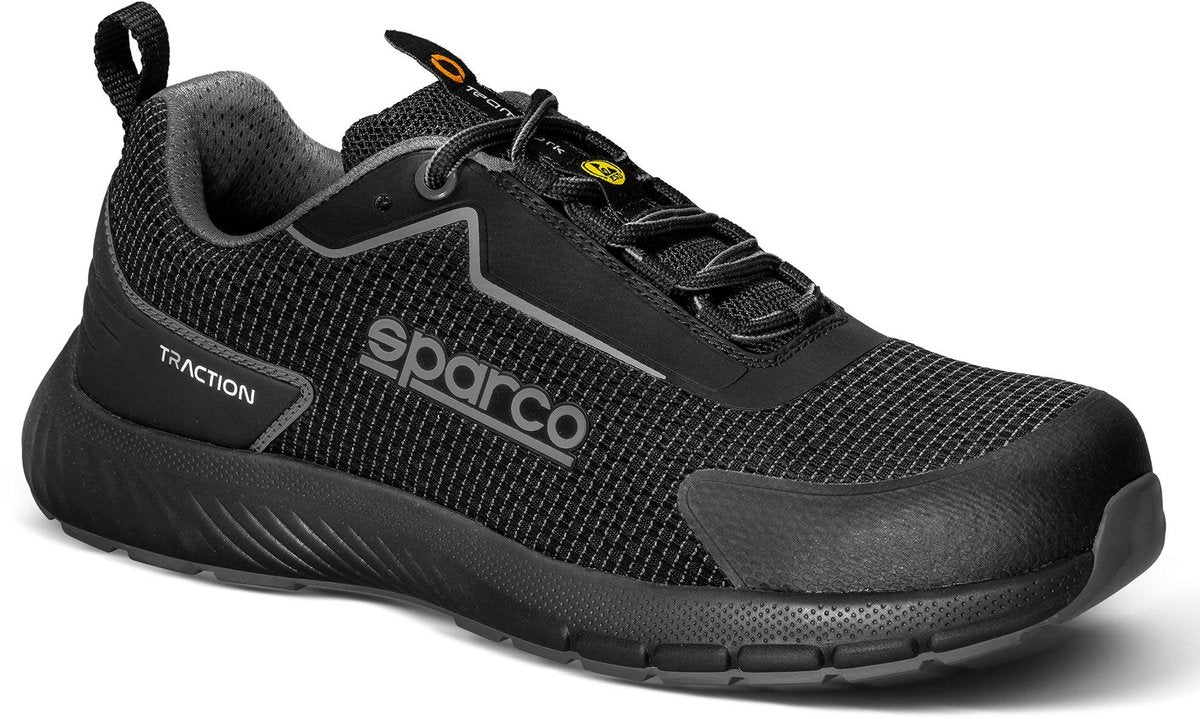 Sparco werkschoenen s1ps - traction fuji - zwart — black — 44