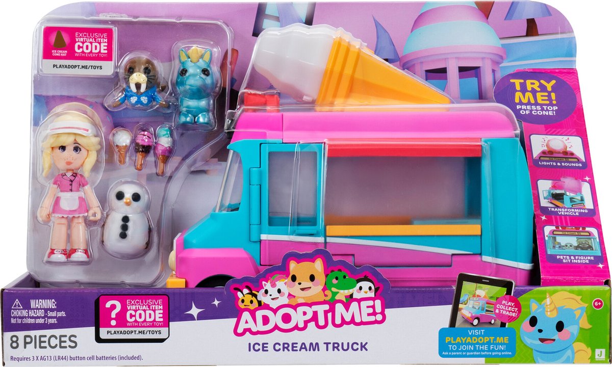 Adopt me! - feature vehicle (ice cream truck) w4