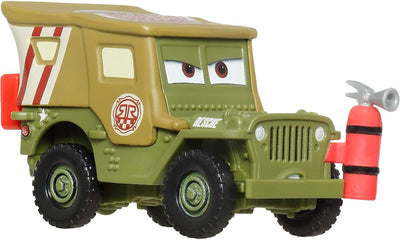 Mattel disney pixar cars disney and pixar cars radiator springs race rescue sarge