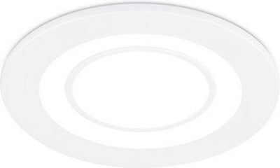 Trio core - inbouwspot - wit mat - incl. 1x smd 5 w - licht apart schakelbaar - plafondbevestiging - lichtbron niet vervangbaar - niet dimbaar