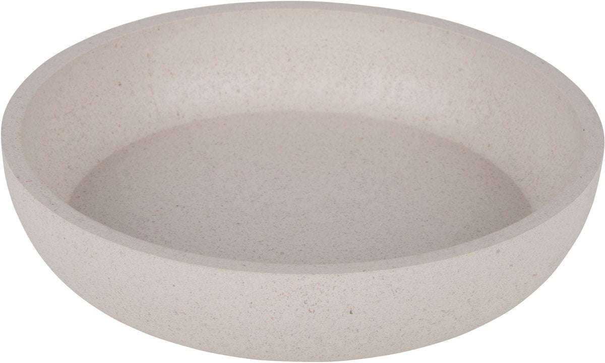 District 70 bamboo kattenvoerbak – 2-pack – merengue – anti-slip