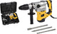 Powerplus elektrische boorhamer powx1179 - 3 in 1: hamerboren beitelen en beitelrotatie, 1600 w boormachine, 9 j, sds max, 3 acc.