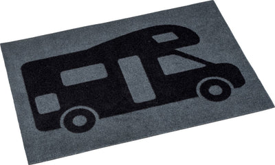 Bo-camp - deurmat - polyamide - print - camper - 40x60 cm