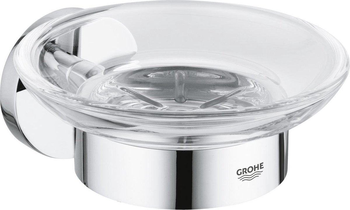 Grohe essentials houder met zeepschaaltje - chroom