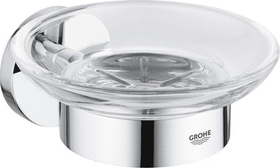 Grohe essentials houder met zeepschaaltje - chroom