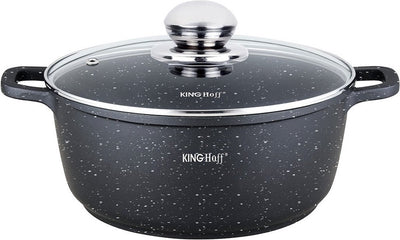 Kinghoff 1596 - braadpan - met aromaknop - 26 cm - 5.6 liter