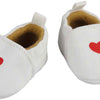 Heless poppenpantoffel met hart, 38-45 cm