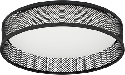 Eglo luppineria plafondlamp - led - ø 38,5 cm - zwart|wit - staal
