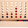 Longfield vier op een rij – strategisch spel – hout – rode en blauwe stenen – klassiek denk- en strategiespel – engelhart