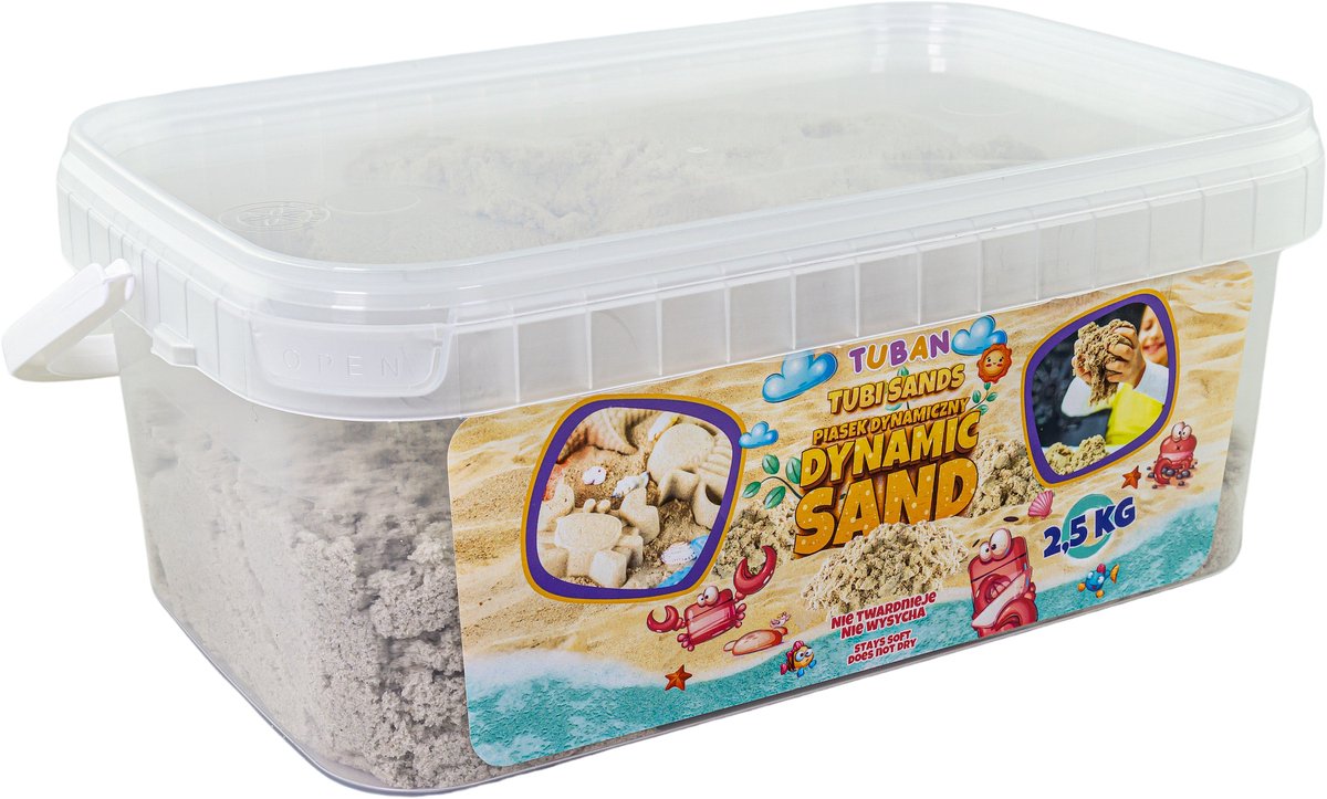 Tuban - dynamic sand – natural 2,5 kg in reusable container