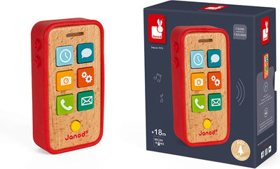 Janod - speelgoedtelefoon - telefoon met geluid