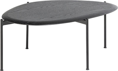 Woood kota salontafel - mdf fineer - zwart - 36x92x68