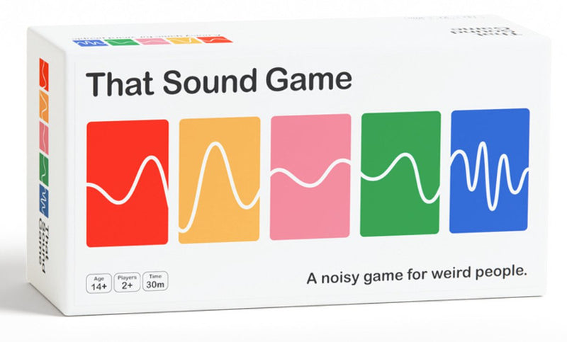 Asmodee that sound game – engelstalig partyspel – hilarisch teamspel vol lawaai, lol en chaos – vanaf 2 spelers – leeftijd 14+ – 30 minuten speeltijd