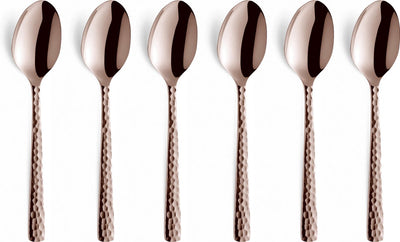 Amefa felicity - rose champagne - 6 theelepels - 6 koffielepels - vaatwasmachinebestendig