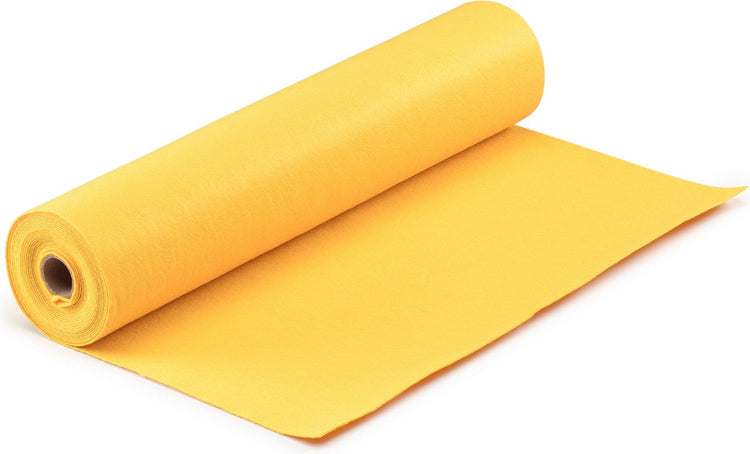 Vaessen creative vilt op rol - geel - 1 mm - 45 cm x 5 m