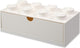Lego bureaulade brick 8, wit -