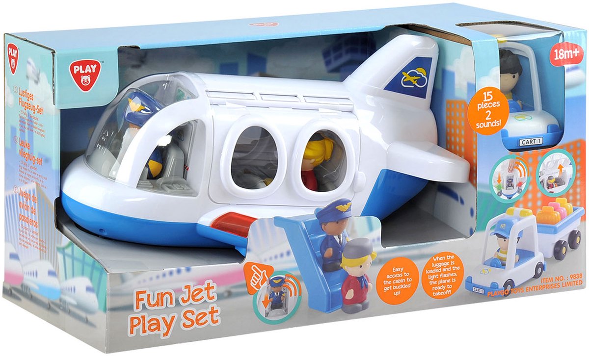 Playgo speelset vliegtuig