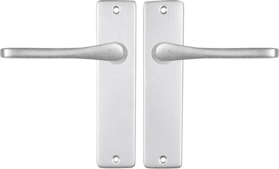 Starx deurklink aluminium â€“ deurbeslag â€“ deurkruk met schild â€“ deurklink vlinder - 43 x 180 mm â€“ ã˜ 18 mm