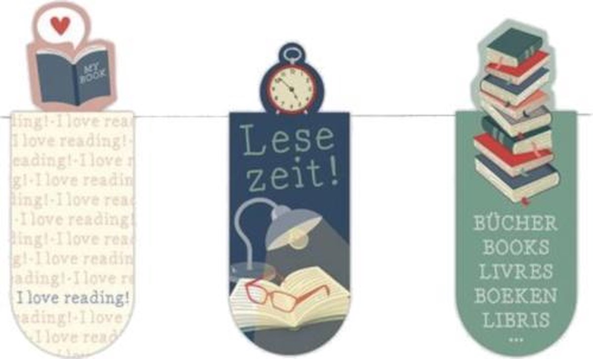 Moses boekenleggerset leestijd magnetisch 3delig