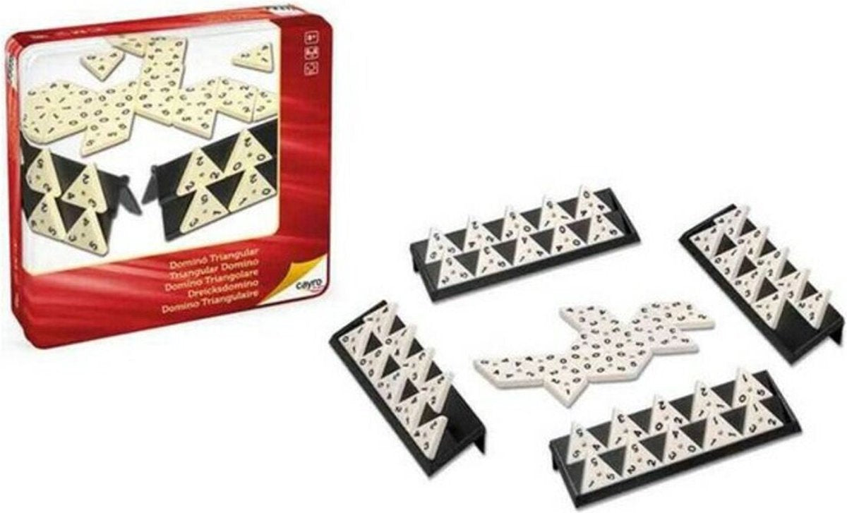 Geronimo games cayro - domino driehoekig - behendigheidsspel denkspel - 2-4 spelers - geschikt vanaf 8 jaar