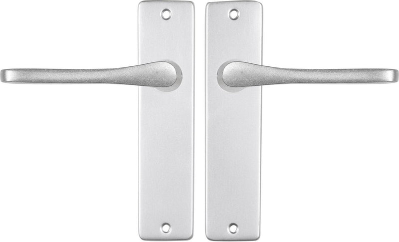 Starx deurklink aluminium â€“ deurbeslag â€“ deurkruk met schild â€“ deurklink vlinder - 43 x 180 mm â€“ ã˜ 18 mm