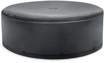 Intex thermische cover voor purespa 6-persoons spa - rond - donkergrijs - ø218 x h72 cm