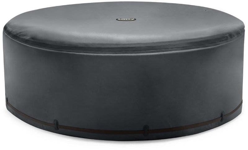 Intex thermische cover voor purespa 6-persoons spa - rond - donkergrijs - ø218 x h72 cm