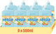 Seepje afwasmiddel - 8 x 500ml - sinaasappel - voordeelverpakking