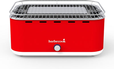 Barbecook carlo - tafel bbq - houtskool bbq barbecue - incl. draagtas - chili pepper - 44 x 33 x 21cm