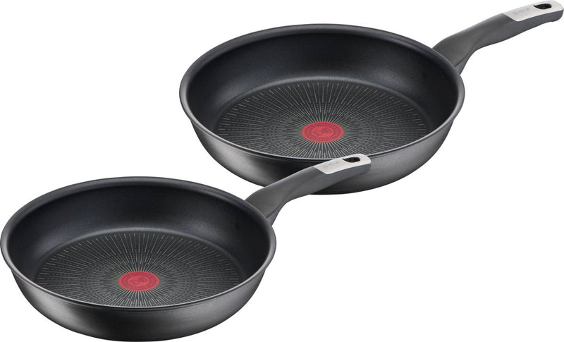 Tefal unlimited - pannenset - ø22 en ø28 cm - inductie - anti-aanbaklaag - robuust