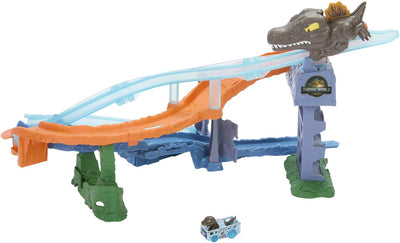 Hot wheels raceverse jurassic world crash splash cluedo spel oranje