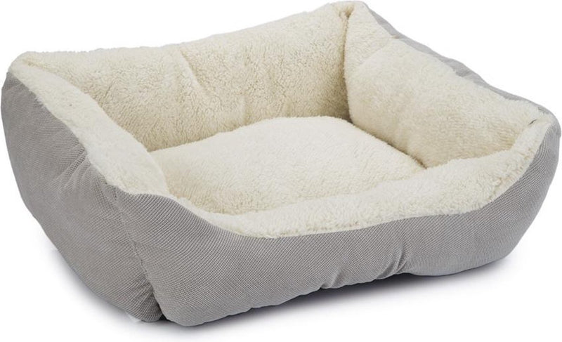 Beeztees mogina - kattenmand - pluche - grijs - 45x37x18 cm one size