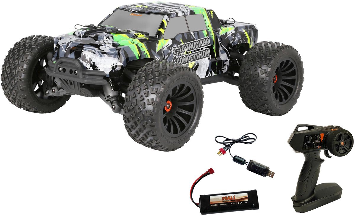 Df-models z-10 competition truck br - brushed ready to run (rtr)