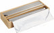 Kesper fsc® keuken foliedispenser voor 2 rollen folie - fsc® bamboe hout - keuken lade folie dispenser voor aluminium- huishoudfolie