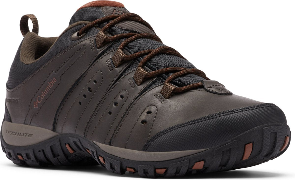 Columbia woodburnâ„¢ ii waterproof men's wandelschoenen - cordovan, cinnamon - maat 46