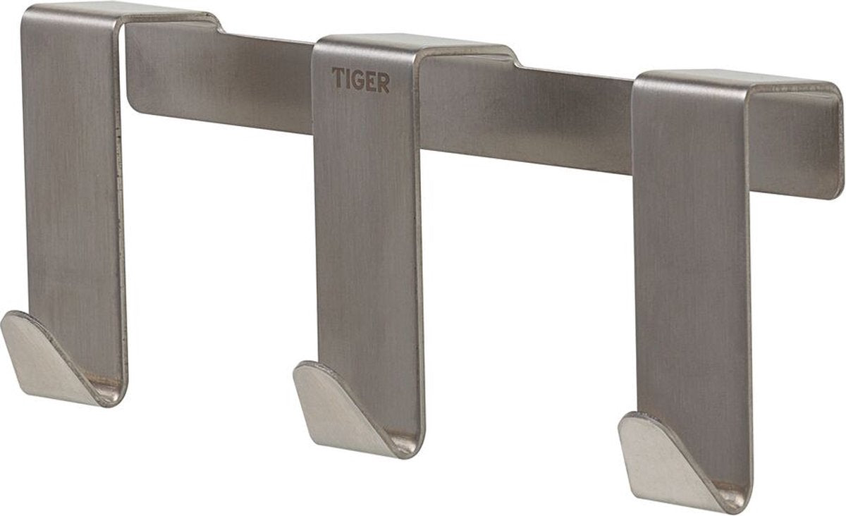 Tiger basic - deurhaak 20 mm - rvs geborsteld