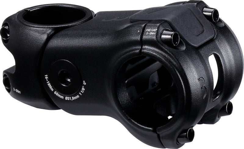 Bbb cycling actionstem - verende stuurpen racefiets, gravelbike e-bike - 31.8mm - verstelbaar 0° tot +3,5° - hoge schokabsorptie - verschillende rijposities - lengte: 60mm - bhs-52