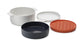 Joseph joseph m-cuisine magnetron kookset – 4-delige stapelbare set met stoominzet, grill en 2l kookpot