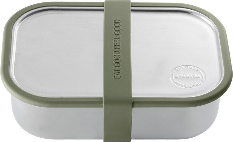 Aya ida aya ida - lunch box - opbergdoos - meenemen - brood - 1000ml - tropical green