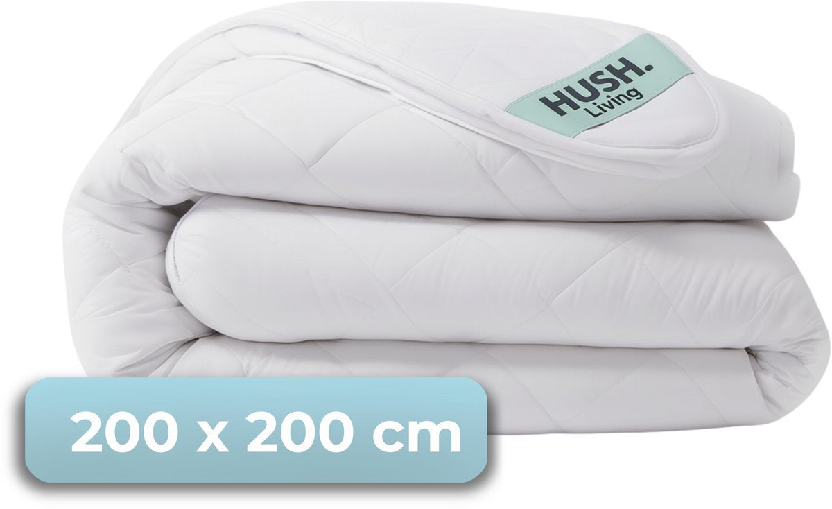 Hush. living hush living dekbed tweepersoons 200x200 cm - 350 gsm - warm, ademend en lichtgewicht - geschikt voor alle seizoenen