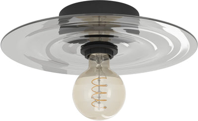 Eglo lintmill plafondlamp - wandlamp - e27 - ø 30 cm - zwart|grijs