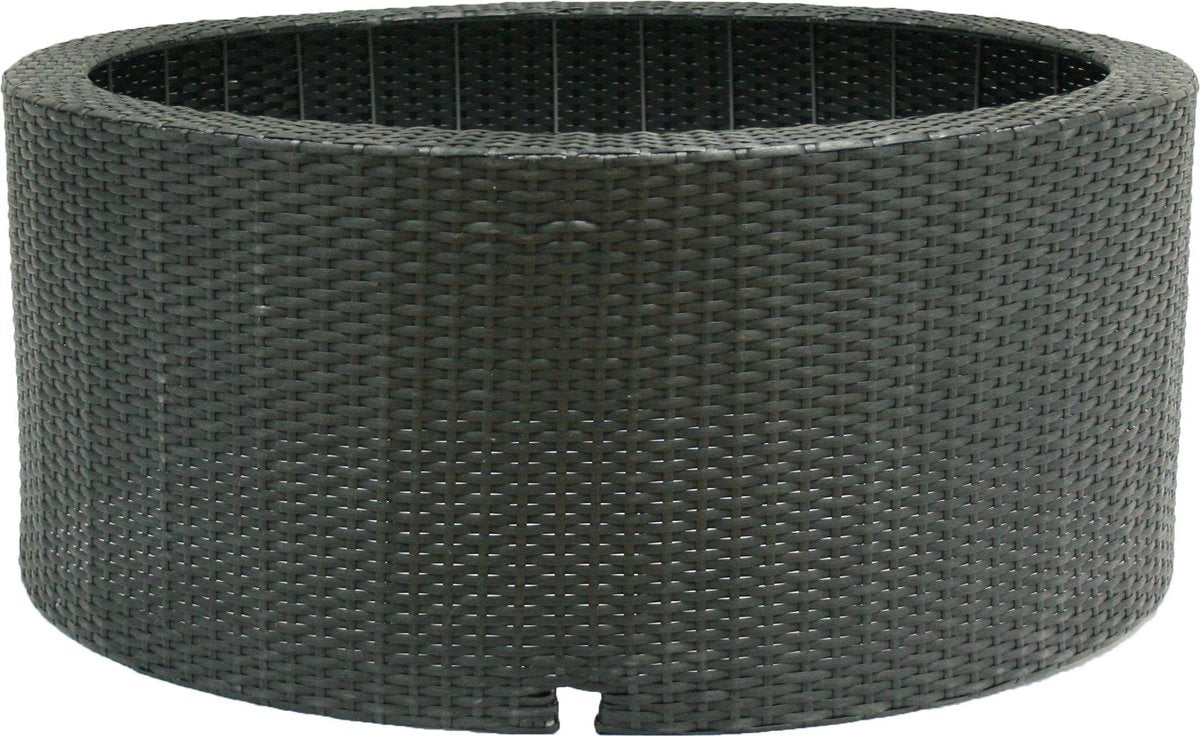 Ubbink - decowall - wicker ii - antraciet - decoratief - omranding voor waterornamenten