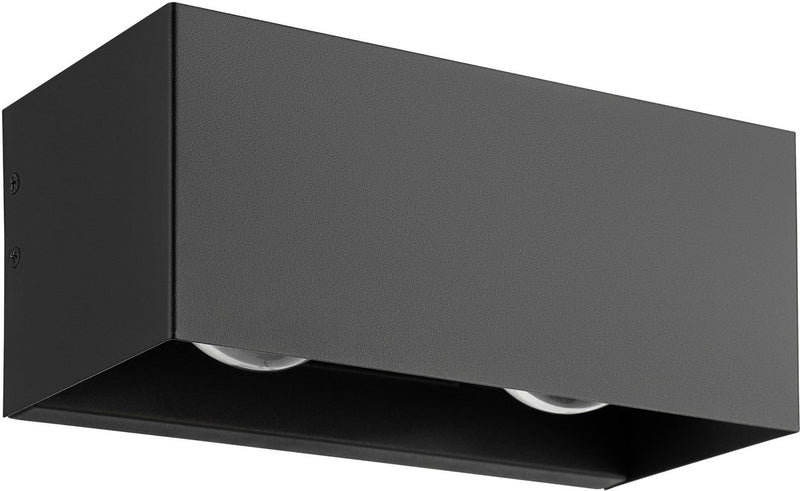 Eglo lesmo wandlamp buiten - led - 24 cm - zwart