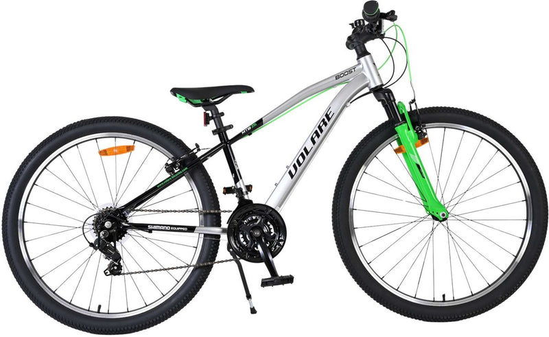 Volare boost kinderfiets - 26 inch - zilver groen - 21 speed