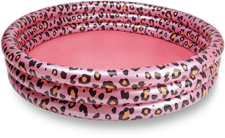 Swim essentials - zwembad - ø150 cm - rose gold - panterprint - baby