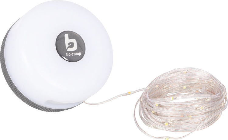 Bo-camp - lichtketting - mira - 8 meter - oprolbaar - oplaadbaar - 150 lumen