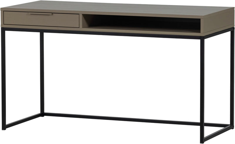 Woood nore bureau - grenen - mud - 75x130x58