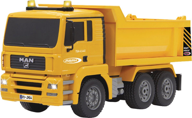 Jamara bestuurbare kiepwagen man - realistisch motorgeluid - 1:20