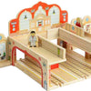 Bigjigs houten grand central station speelset