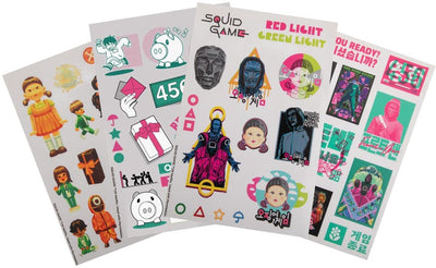 Cinereplicas squid game sticker pack patches stickers